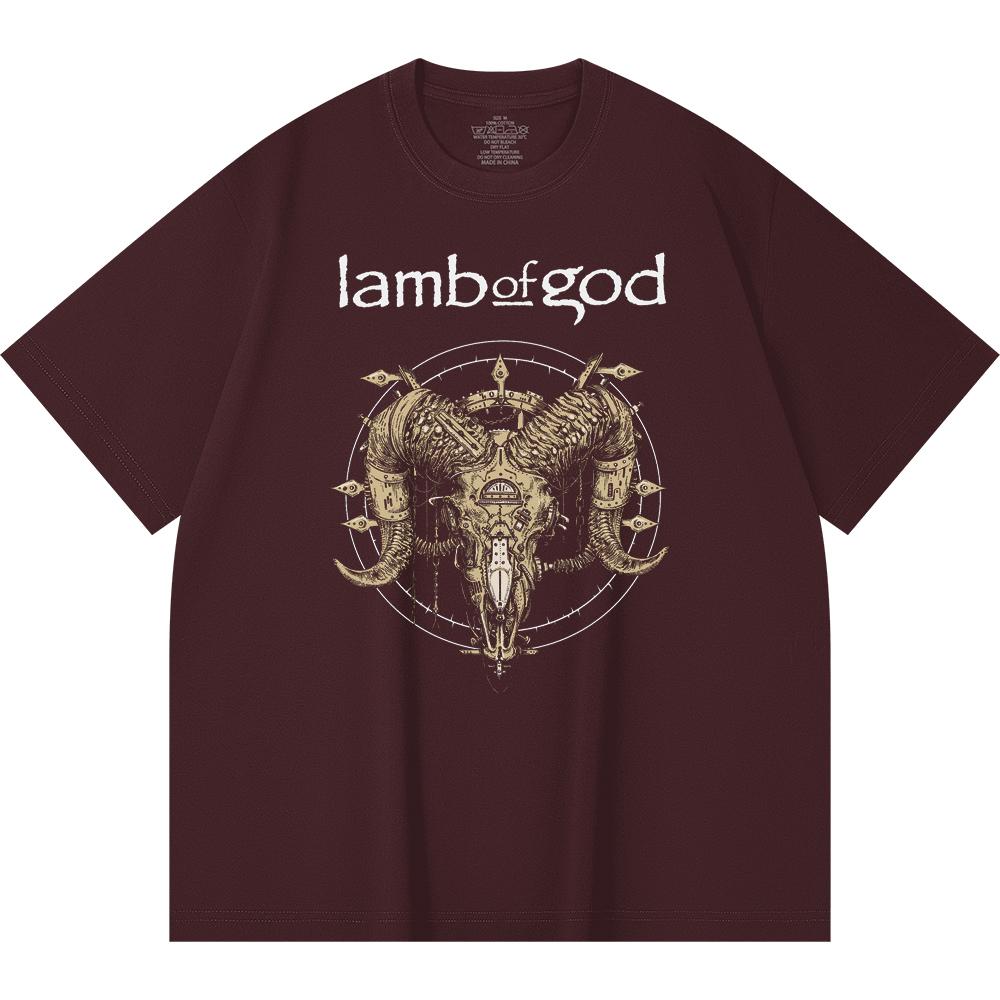230 g/m² 100% Baumwolle Heavy Metal T-Shirt Rockband Beliebte Musik Druck Unisex Schweres Baumwoll-T-Shirt