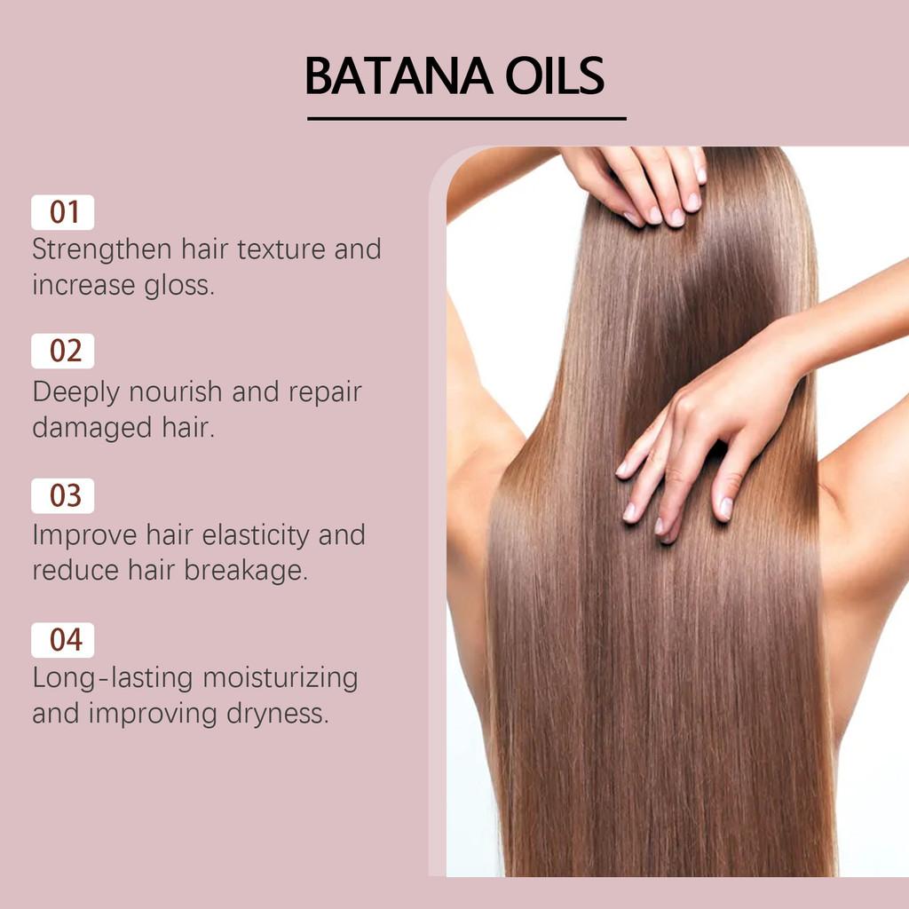 Wiyun Batana Hair Oil Nourishing Moisturizing Treatment For Dry Frizzy Hair 30g