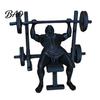 Trainingsraum Zubehör 3D Gedruckte Fitness Mann Figur, Hantel Statue für Fitnessstudio Dekoration, Muskulöse Coole Heim-Gadgets Schreibtisch Ornament, Kompakte Kraft