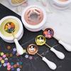 Retro Multicolor Sealing Wax Spoon with Solid Wood Handle - Ideal for Sealing Wax Stamps and Crafting
