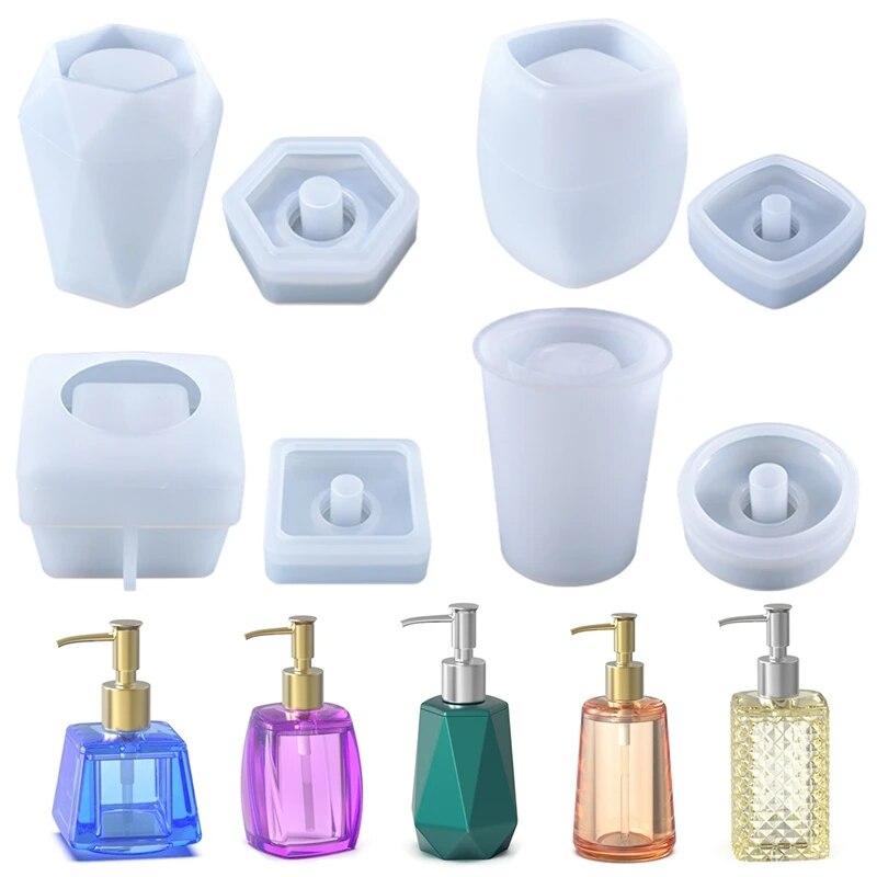 

Флакон для духов, глина, силиконовая форма, сделай сам, ручная работа, бутылки для лосьона для ароматерапии, формы для эпоксидной смолы, спринклерная головка для душа