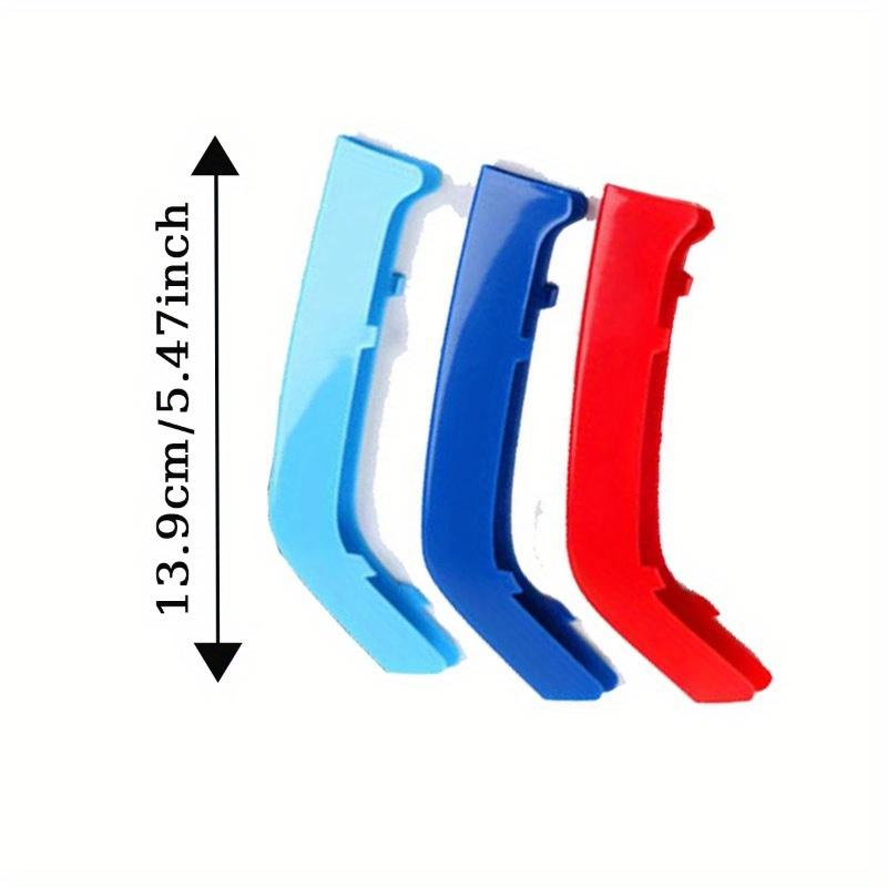 1 set 3 st M-Färg För BMW Grillinsats Lister Rand Bilgrill Trim Klämma För 3-serien F30 2013-2019