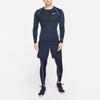 Nike Pro Dri-Fit Slim Fit Casual Long Sleeve Crew Neck T-Shirt Men Tops Iron-Purple DD1991-451