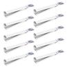 10 Pcs Garlic Peeler Skin Remover Stainless Steel Peeling Clip Easy Quick Peel Garlic Peeler Tweezers Kitchen Tongs