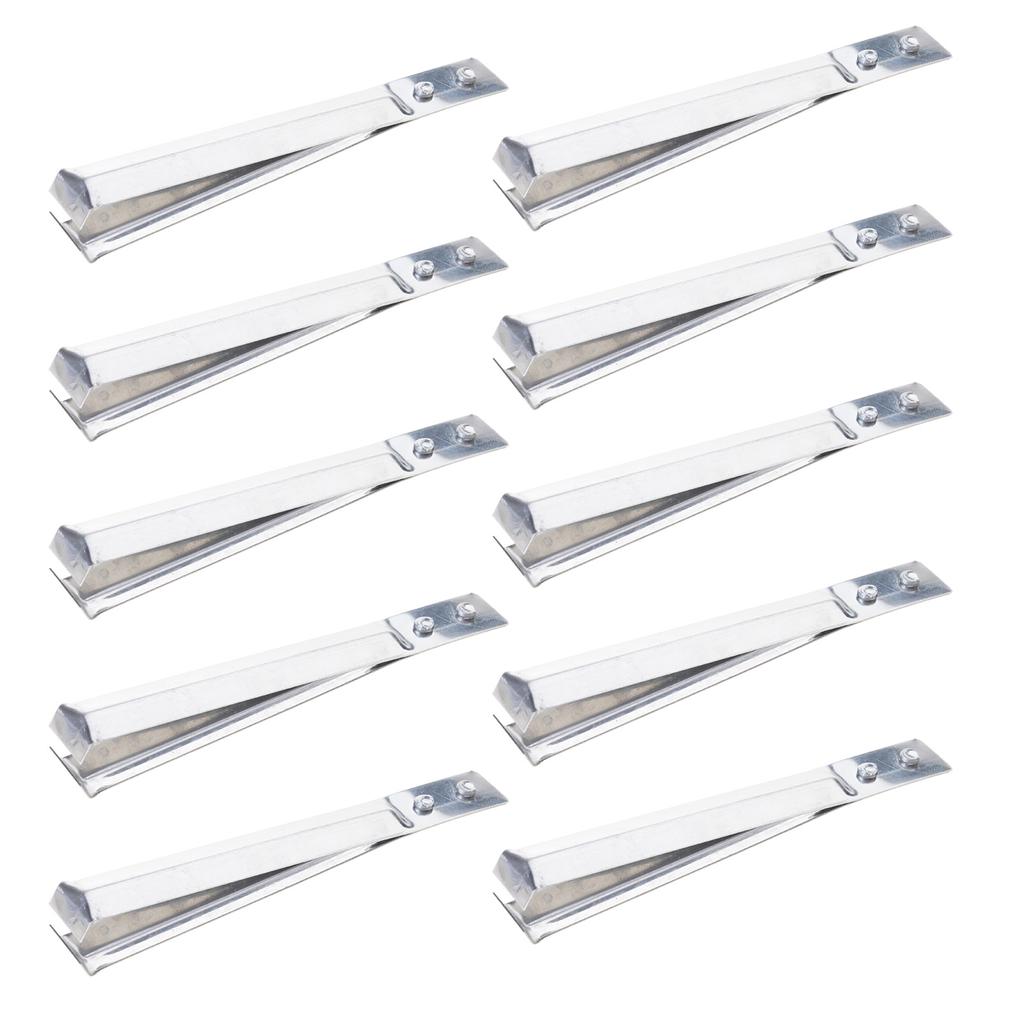 10 Pcs Garlic Peeler Skin Remover Stainless Steel Peeling Clip Easy Quick Peel Garlic Peeler Tweezers Kitchen Tongs