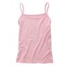 Girls' Stretchy Spaghetti Strap Vest - Summer Korean Style, Combed Cotton, Class A Kidswear