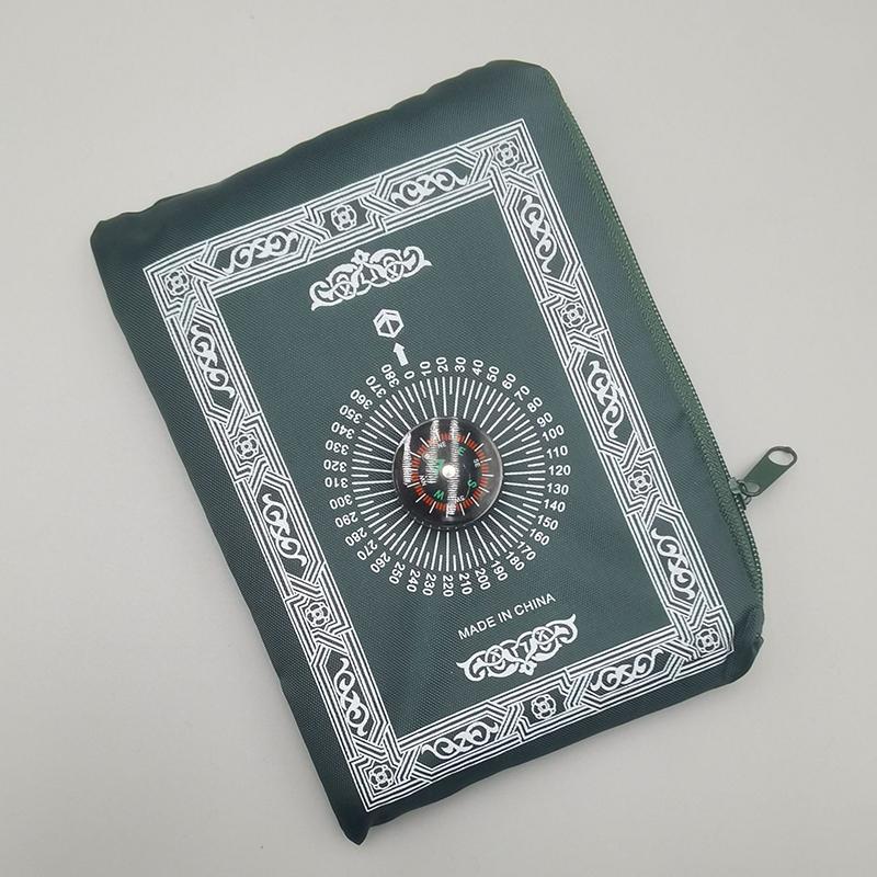 

1шт паломнический молитвенный коврик Рамадан подарок дорожный молитвенный коврик портативный полиэстер мусульманский водонепроницаемый молитвенный коврик 5 цветов 60x100cm