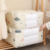 4Pcs Quilt Storage Container with Lids Large Capacity Fabric Quilt Bags Versatile Storage Bin for Household Use