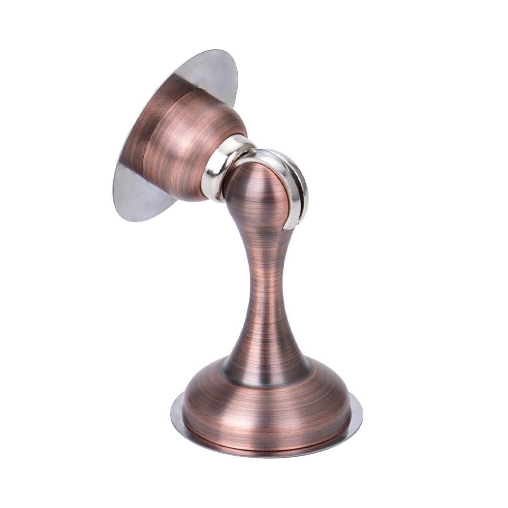 Silent Magnetic Stainless Steel Door Stopper - No-Drill, Anti-Collision, Thickened Design for Bedroom and Luxury Doors.