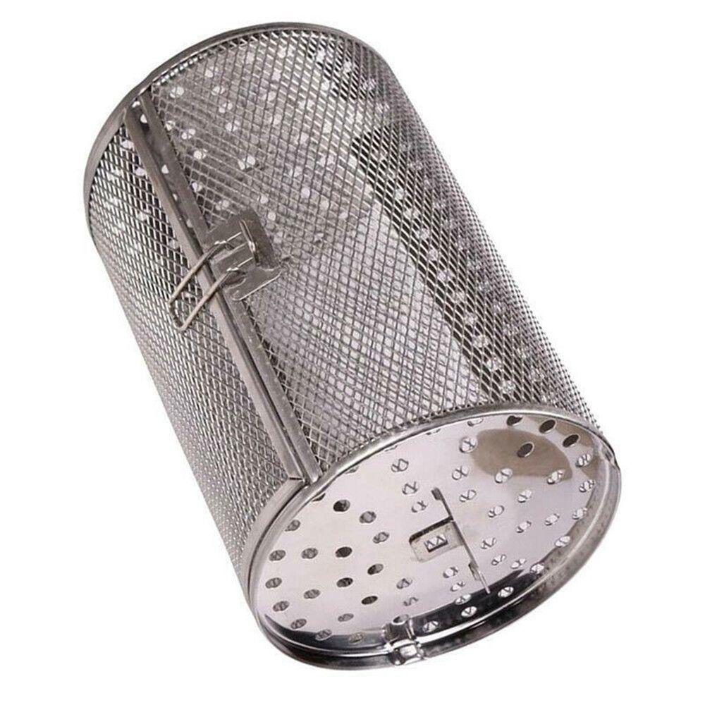 Kitchen Stainless Steel Rotating Baking Supplies Oven Basket Grill Roaster Air Fryer Accessories