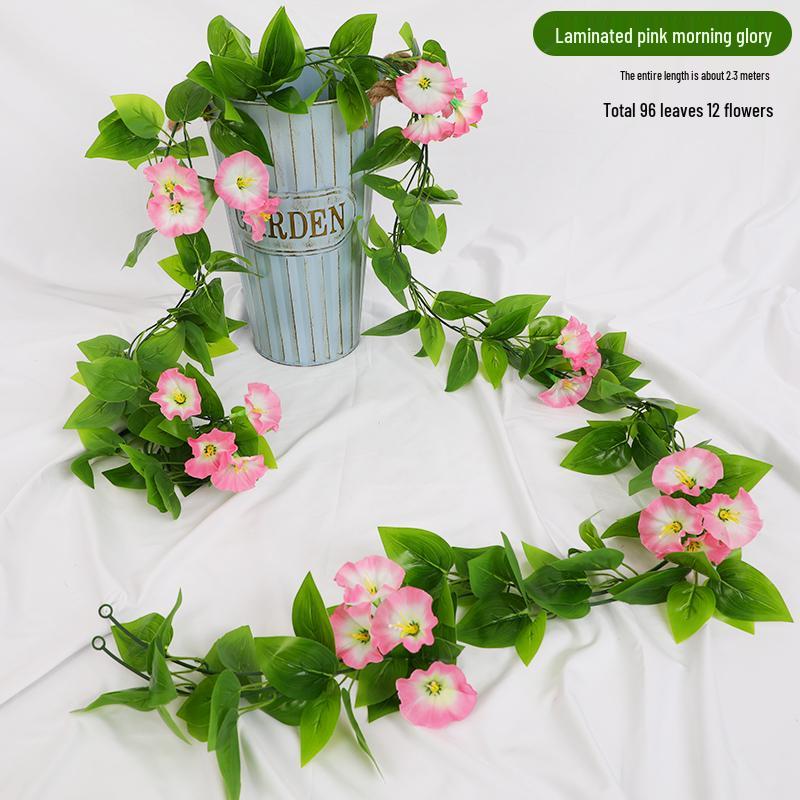 Artificial Rose Vine Decoration for Wedding Ceiling or Water Pipe Cover