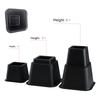 Thickened Bed Leg Protectors Not Scratch Floor Pad Slip Resistant Strong Plastic Caps Quick Fixing for Furniture
