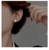 S925 Sterling Silver Pearl Stud Earrings for Women - French Style, High-End Luxury Retro Design, Versatile and Elegant.
