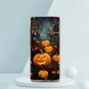 Transparent Phone Case for Samsung Galaxy A16 A14 A12 A22 A24 A42 A03S A06 A20 A30 A40 Soft TPU Cover Halloween Pumpkin Pattern