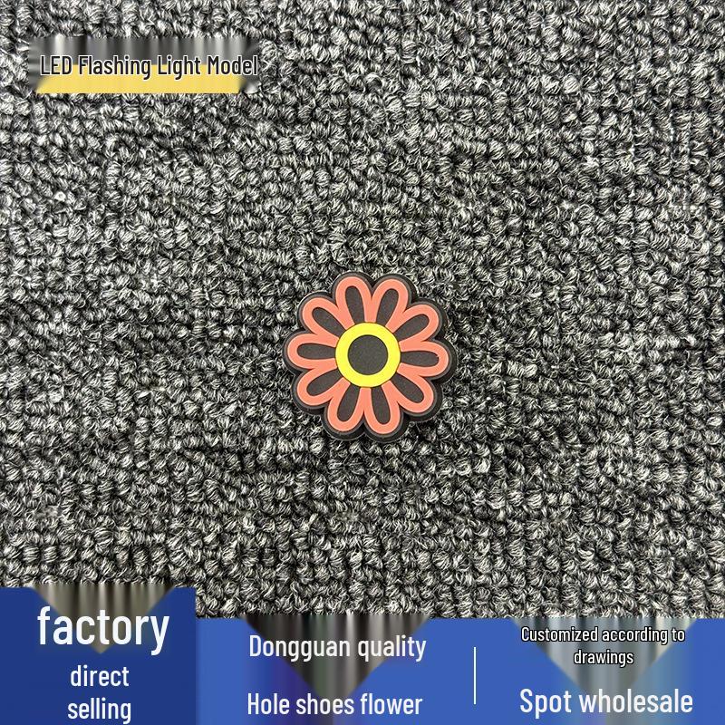 LED Blinkende Blumen Schuhanhänger - Leuchtende Schuhdekorationen
