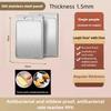 New 304 Hanging Style Kneading Board Double Sided Kitchen Vegetables Cutting Board Stainless Steel Chopping Board