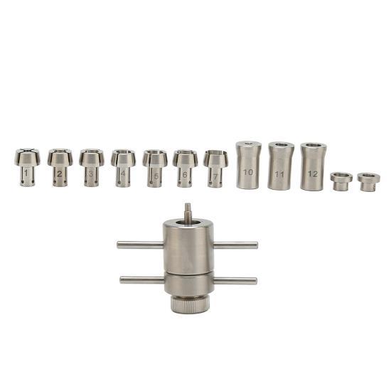 Dental-Handstück-Reparaturwerkzeug, komplettes Werkzeug zum Entfernen des Spannfutterlagers aus Edelstahl für die Wartung von Hochgeschwindigkeitshandstücken