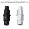 Anti-Rust Motorcycles Hex Axle Tool 17/19/22/24mm Sockets Front Axle Hex Wrench  Repair Maintenance