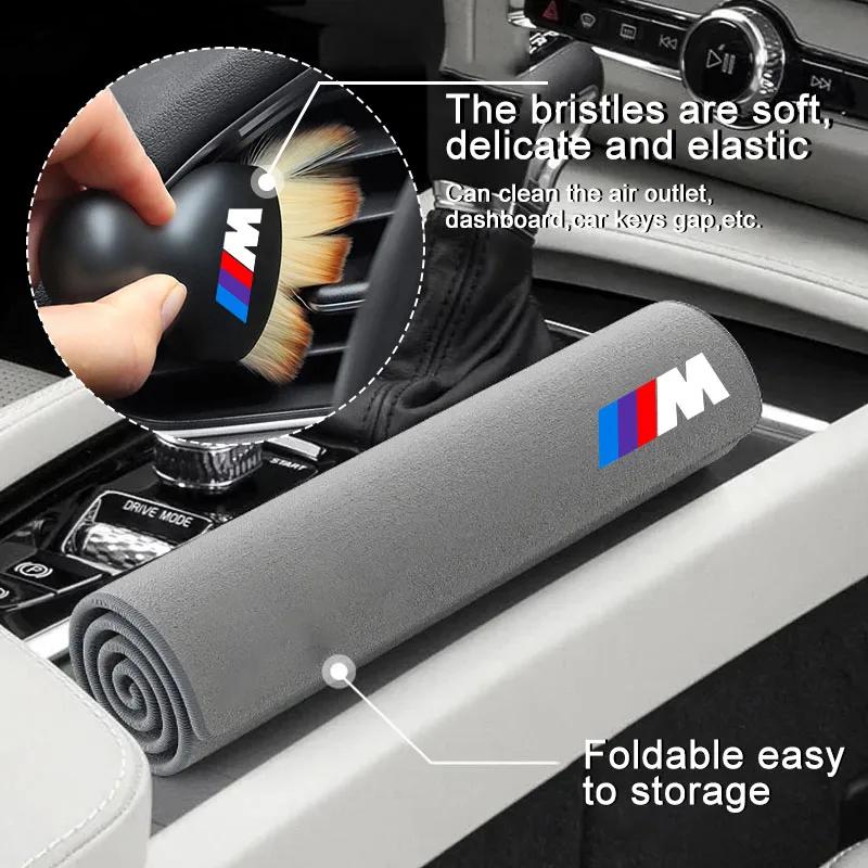 BAFV3 Car Sticker Hot New 2025 Car Interior Cleaning Soft Brush Wash Towel Microfiber Cleaning Rag Cloth For BMW E34 E46 E39 E38 E90 E
