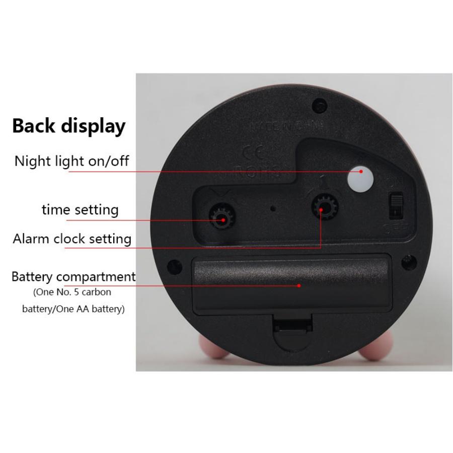 Early Learning Desktop Alarm Clock Wake Up Alarm Clock Living Room Bedroom Silent Desktop Clock Desktop Clock