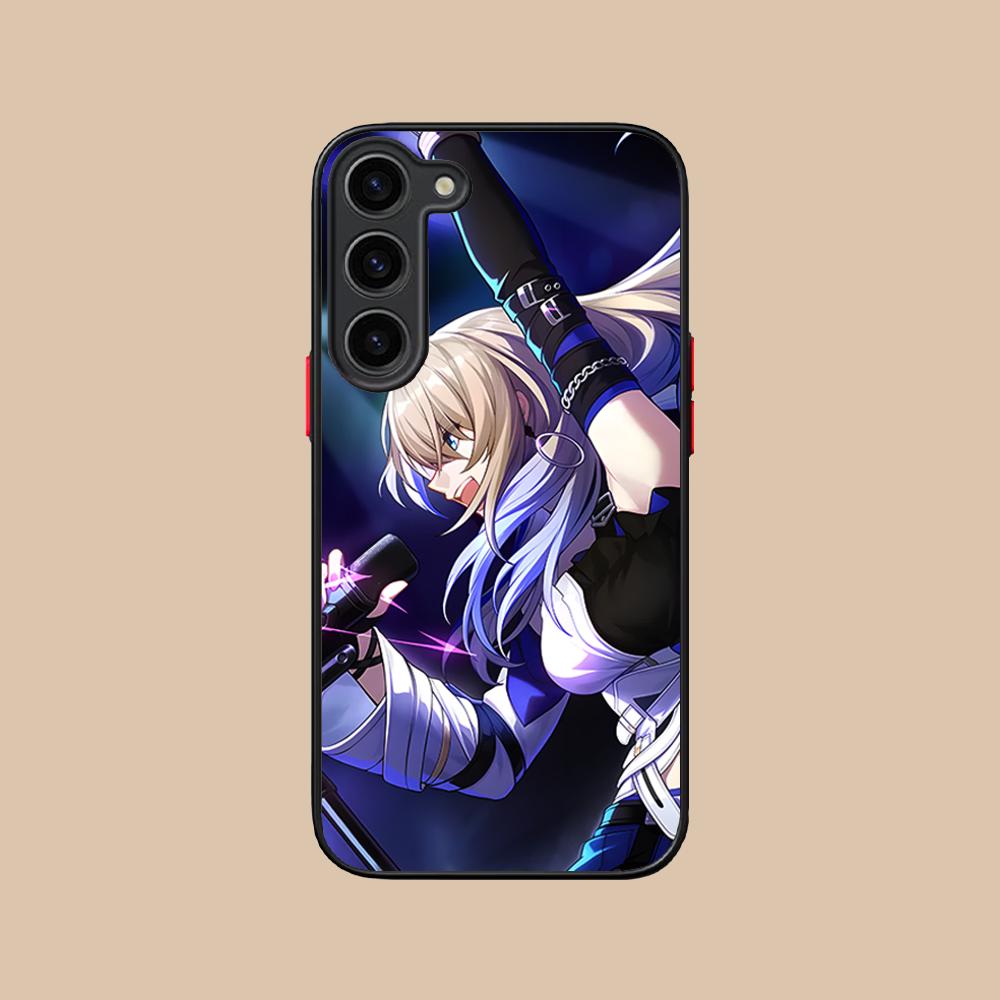 HSR Serval Silicone Mobile Phone Case for Samsung Galaxy S26 S25 S24 S23 S22 S21 Plus FE Ultra Colorful Cover