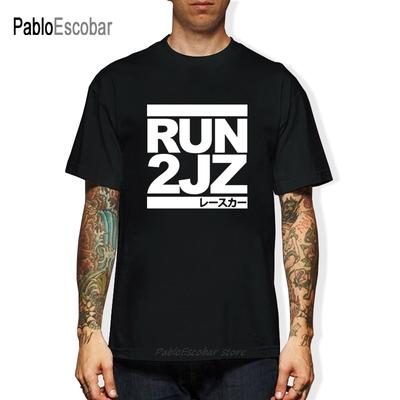Runer 2JZ - Auto Racinger T Shirt Summer Short Sleeve Shirts Tops S~3Xl Big Size Cotton Tees  T-Shirt Men Summer
