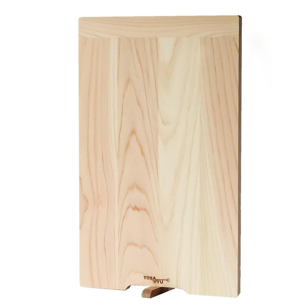 Tosa Ryu TOSARYU SHIMANTO HINOKI Handy Hinoki Cutting Board with Stand (XL) 39x24x1.5cm Made In Japan
