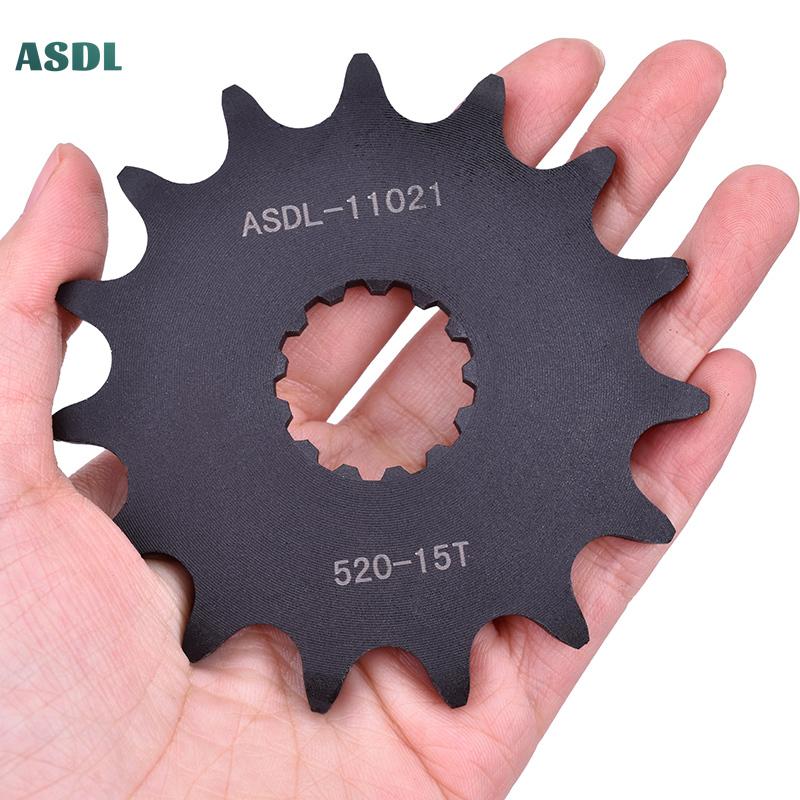 Front Sprocket 520 15T for CF Moto 650 MT 700 CF-X For Kawasaki 400 Ninja EN EX KLE 650 ER-6f Z650 W800 KX250 For Suzuki SV650