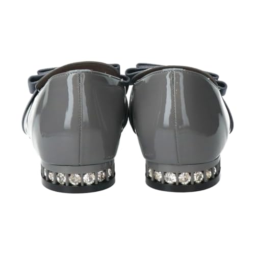 Bridget Birkin Girly Ribbon Loafers, Women's, Gray, Size 23.0 cm