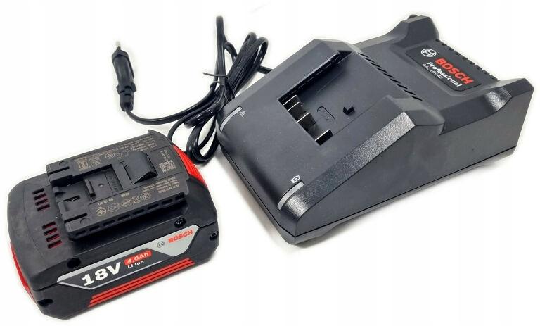 BOSCH BATTERY GBA 4.0AH + CHARGER GAL 18V-40