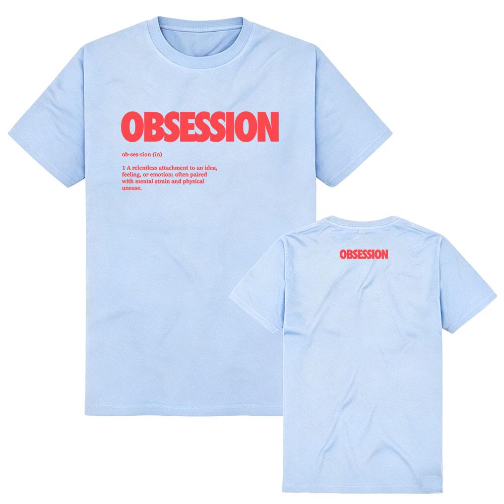 Maglietta Definizione Ossessione Film Horror Estiva Cotone Manica Corta Magliette Donna Streetwear Unisex Casual Ampia Girocollo