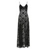 2026 European and American Style Summer New Women's Clothing Solid Color Slim-fitting High-waisted Fashion V-neck Suspender Gauze Dress