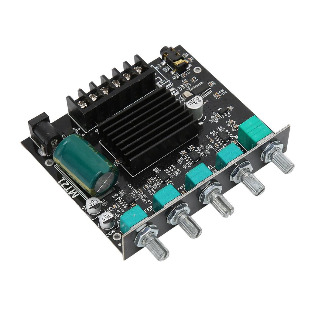 ZK‑MT21 BT Amplifier Board High Power Sound Stereo DC12‑24V Digital Power Amplifier Board for 15‑100W 4‑8 Ohm  Speakers
