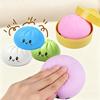 Squishy Steamed Bun Stress Relief Toy Slow Rebound Soft Squeeze Toy Realistic Food Simulation Sensory Fidget Toy for Adults Kids