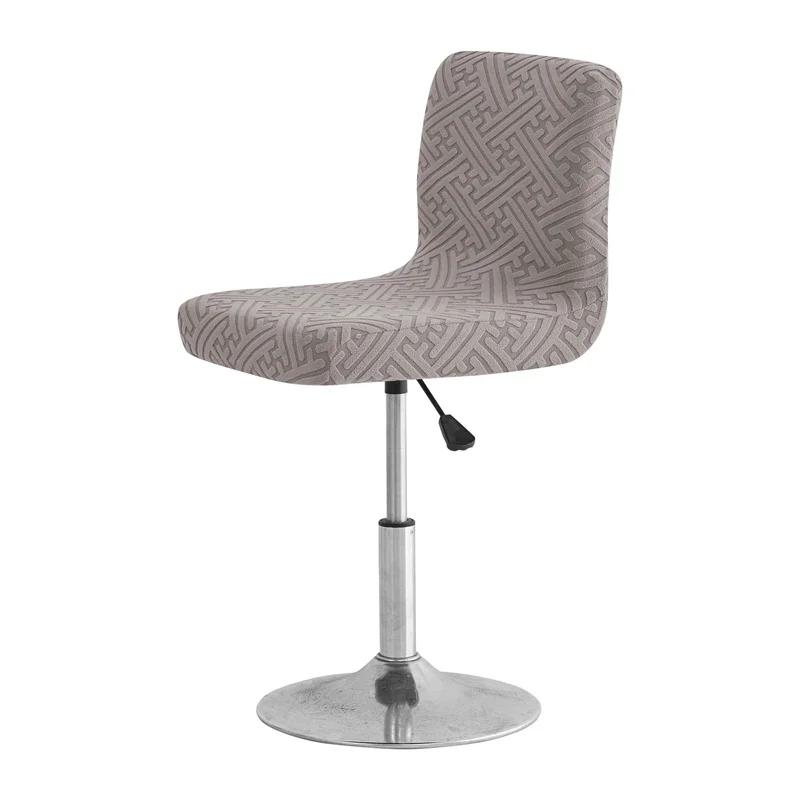 1/2/4/6pcs Jacquard Bar Stool Chair Cover Short Back Chairs Cover Seat Covers Hotel Bar Seat Covers House Armchair Covers Home