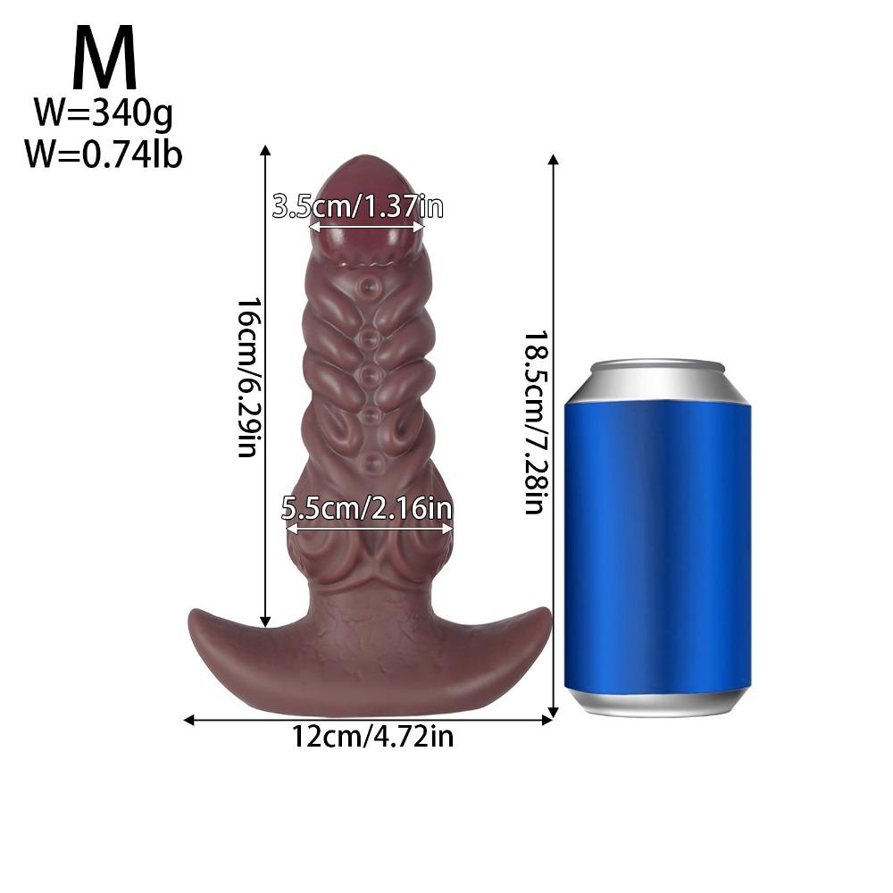 Realistischer Tier-Silikon-Analstecker Unisex Anal-Expander Erwachsenenspielzeug