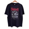 SLIPKNOT Band Masken Mitglieder Band T-Shirt Moderner Nachdruck Einzelstich Größe 2XL Unisex T-Shirt
