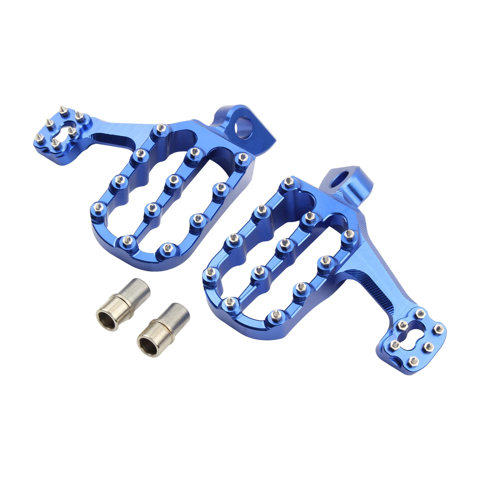 Motorcycle Footrests Pegs CNC Aluminum Accessories For Yamaha Honda KTM Dirt Pit Bike Motocross Scooter Universal Footpeg Pedals
