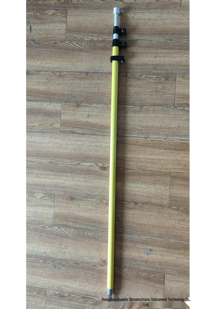 Safety Insulated Total Station Prism Pole with Single Holder - 2m/3m/5m Lengths