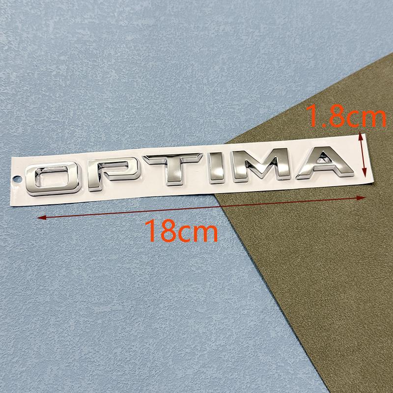 For Optima K5 GT Line Logo Emblem Car Rear Trunk Sticker Body Sign Badge Letter Decoration Styling Accessories