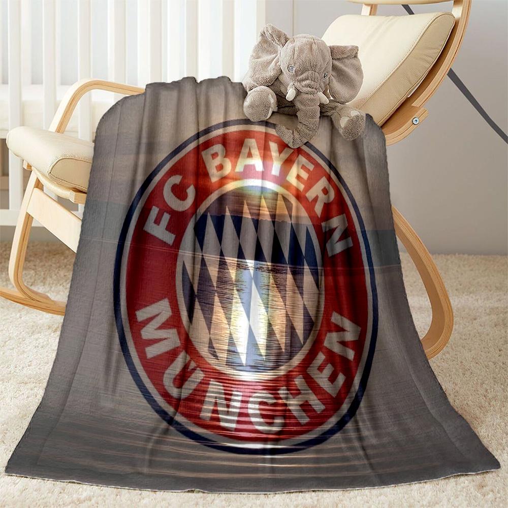 Bayern Munich Blanket Warmthful Decor Great for Office Chair Sofa Bedding All-Season Use Stylish Decor Ideal Gift For Birthday Valentine'S Day