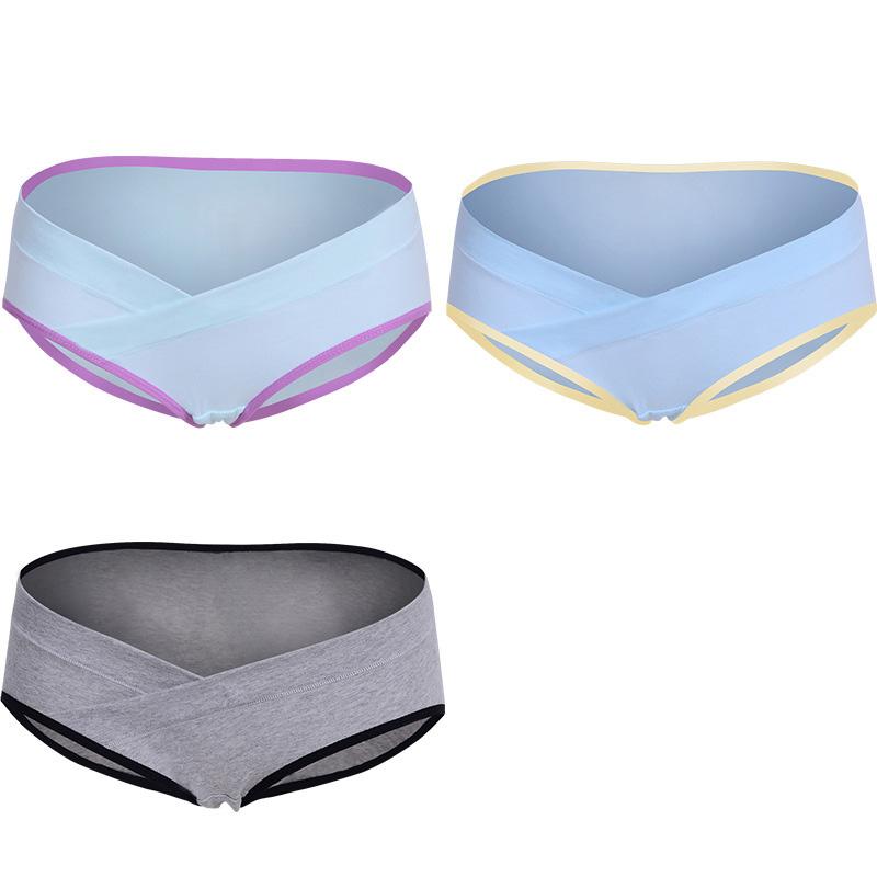 3 stk Dame Under Magen Maternitetstruse Graviditet Etter fødsel Maternitetsundertøy Multipakke Lav midje Undertøy