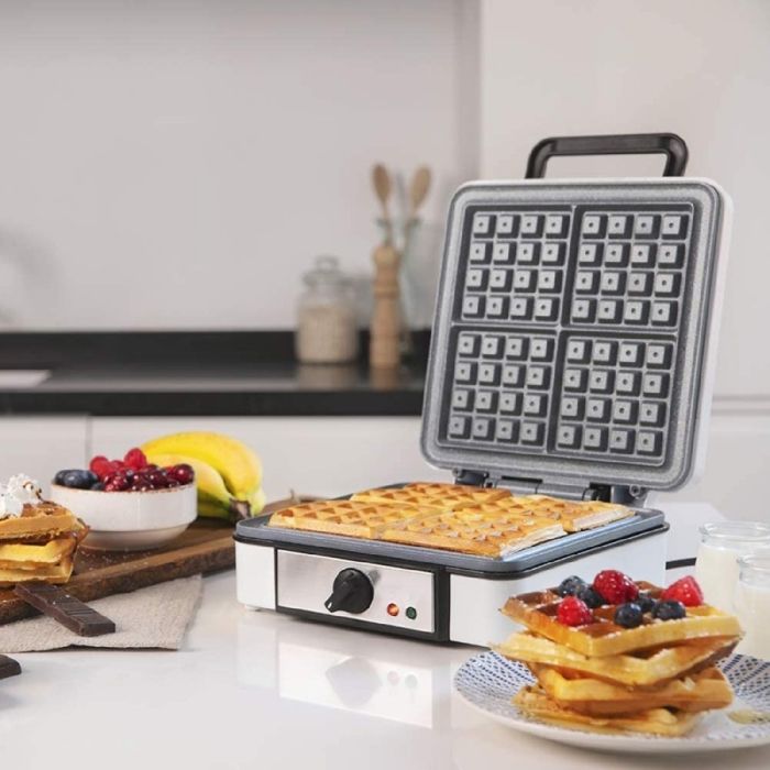 Cecotec Waffeleisen Fun Gofrestone 4Inox