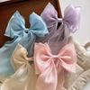 The Little Mermaid Glitter Bow Hair Clip - Elegant Women's Accessory