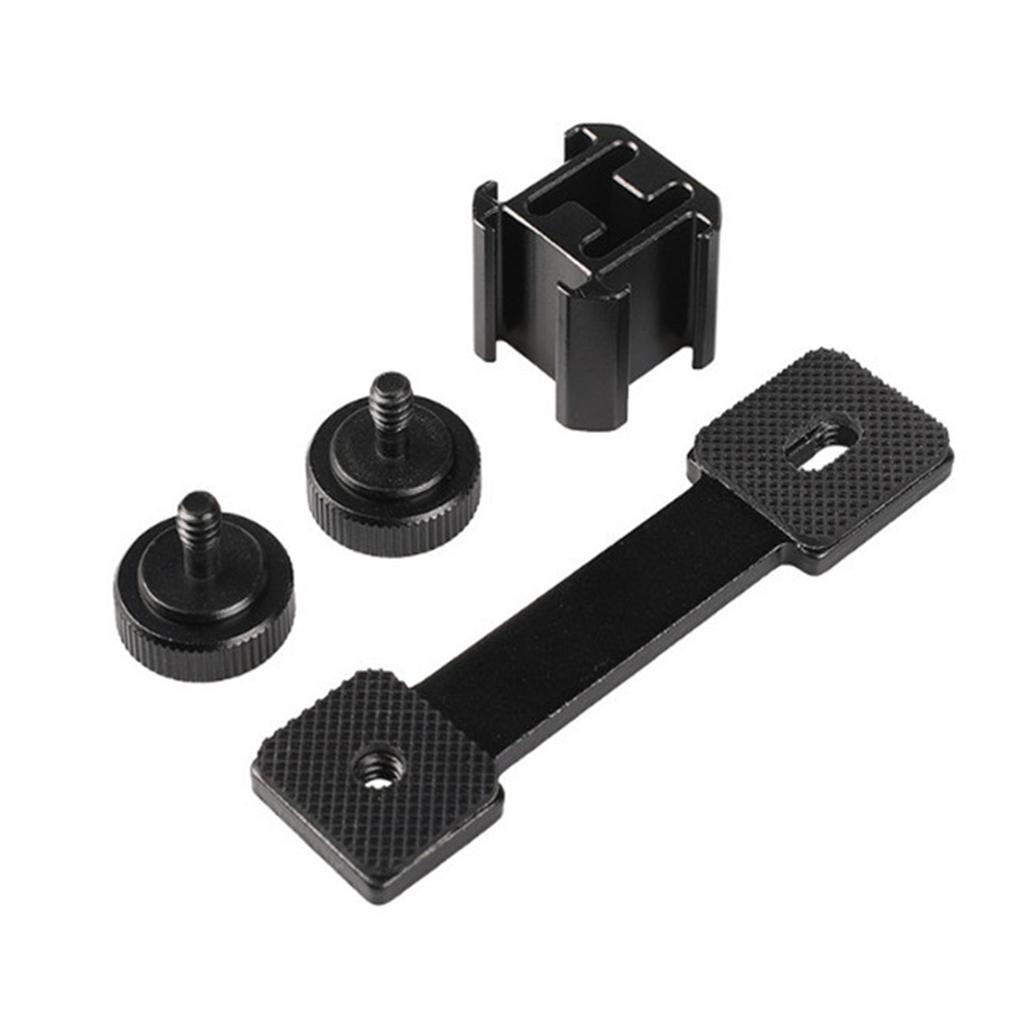 Flash Bracket Mount 3 In 1 Hot Shoe Adapter Multifunctional Camera Accessory Extension Bracket Microphone Holder