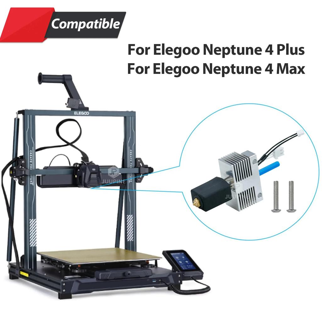 Hotend Kit 20v 60w for ELEGOO Neptune 4 PLUS/4 MAX 3D Printer Fully Assemble All-Metal Hotend With Nozzle 3D Printer Accessorie