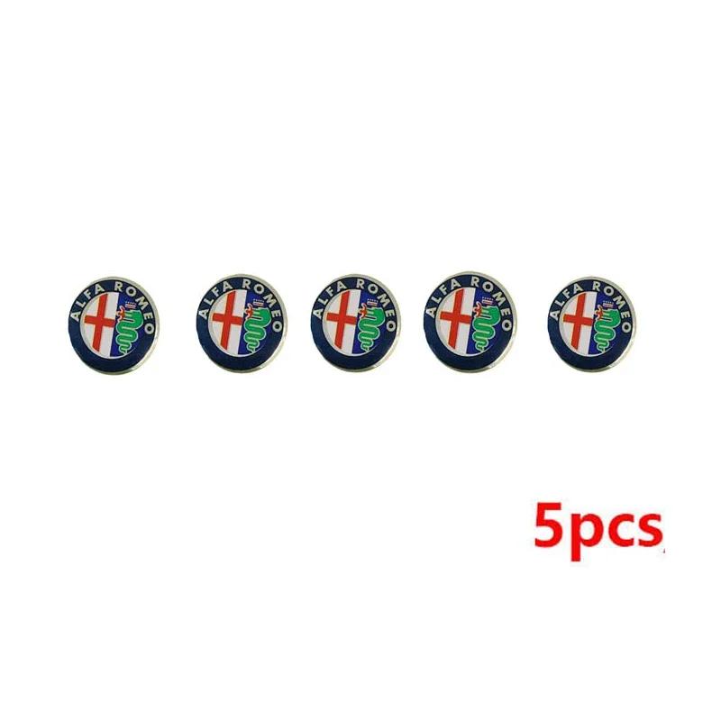 

Car Stickers For Alfa Romeo 5/10Pcs Car Key Badge Sticker For Alfa Romeo 156 159 147 4C 8C 166 Giulia Giulietta Mito Stelvio Spi