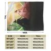 W-Wicked 2 Musical Movie Glinda Elphaba Blanket  Soft Novelty Plush Throw Blanket For Boy Girl Couch Chair Cover