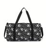 Football Pattern Large Capacity Luggage Bag for Boy/Girl Best Gift 2D Cartoon Travel Duffels Outdoor Fitness Bag for Children