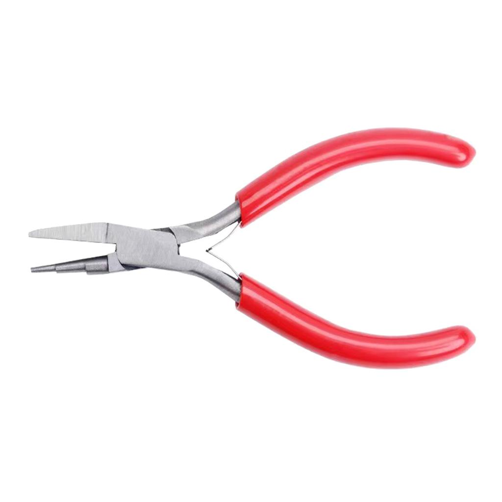1Pc Round Concave Pliers Wire Bending Tools Steel Plier Wire Looping Pliers for DIY Jewelry Crafts Making Hobby Project